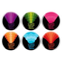Ernie Ball 4008 Set 6 Badges "Colors of Rock'n'Roll" - Op = Op
