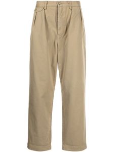 Polo Ralph Lauren pantalon à détails plissés - Marron