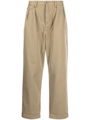 Polo Ralph Lauren pantalon Withman à design plissé - Marron