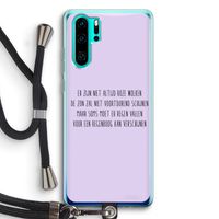 Regenboog: Huawei P30 Pro Transparant Hoesje met koord
