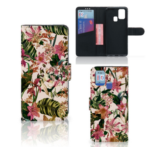 Samsung Galaxy M31 Hoesje Flowers