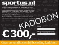 Sportus.nl - Sportus Kadobon 300 EURO Sportus.nl - Sportus Kadobon 300 EURO