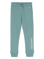 Calvin Klein Kids pantalon de jogging Institutional à logo imprimé - Vert - thumbnail