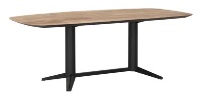 DTP Home Eettafel 'Soho' Deens ovaal, Teakhout, 210 x 110cm