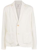 Osklen blazer en lin à boutonnière sur le devant - Blanc