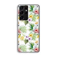 Gele kuif: Samsung Galaxy S21 Ultra Transparant Hoesje