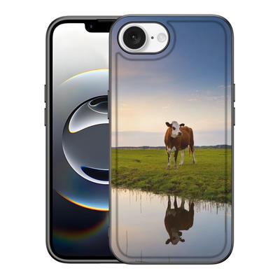 iPhone 16e Dierenprint Telefoonhoesje Koe