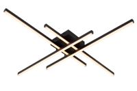 Lucide NOVAK - Plafonnière - LED Dimb. - CCT - 1x42W 2700K/4000K - Zwart