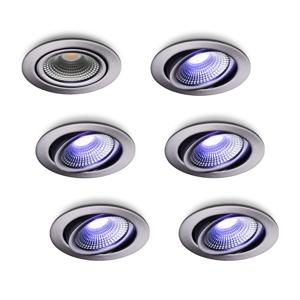 Slimme LED-inbouwspot Vivaro RVS 5W IP54 RGBWW Zigbee