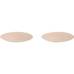 Mammoet Bord Spirit 27.5 cm Wit Stoneware 2 stuks