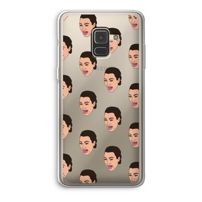 Ugly Cry Call: Samsung Galaxy A8 (2018) Transparant Hoesje
