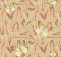 Hefst vlinders en bloemen behang Hefst vlinders en bloemen behang