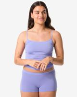 HEMA Damesboxer Naadloos Micro Blauw (blauw)