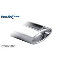 InoxCar uitlaat passend voor Seat Leon 5F 2.0 TDI FR 150pk 2014- 1x120x80mm Obliquo IXSELE22SB - thumbnail