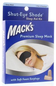 Shut eye shade sleep mask