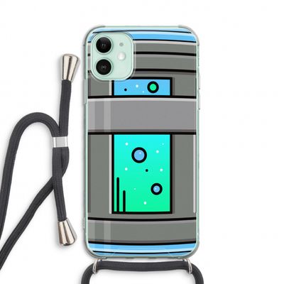 Chug Bottle: iPhone 11 Transparant Hoesje met koord