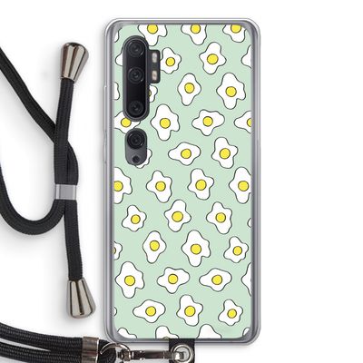 Spiegeleitjes: Xiaomi Mi Note 10 Transparant Hoesje met koord