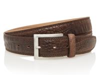 Timbelt Leren Riem 3.5 cm Croco Bruin