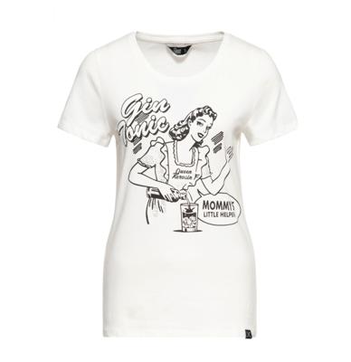 Queen Kerosin Gin Tonic Shirt Off White-L