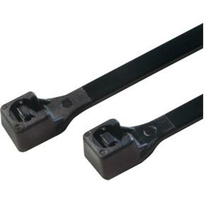 LogiLink KAB0003B kabelbinder Standaard kabelbinder Nylon Zwart 100 stuk(s)