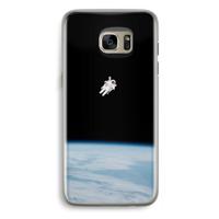 Alone in Space: Samsung Galaxy S7 Edge Transparant Hoesje