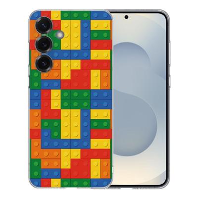 TPU Hoesje Samsung Galaxy S25 - Blokken Backcover TPU Hoesje Samsung Galaxy S25 - Blokken Backcover