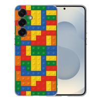 TPU Hoesje Samsung Galaxy S25 - Blokken Backcover TPU Hoesje Samsung Galaxy S25 - Blokken Backcover