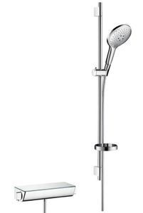 Hansgrohe Ecostat Select Thermostaat Met Raindance 150 3jet Air/unica's 90 Wit-chroom