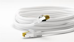 goobay Patchkabel RJ-45 S/FTP met Cat.7 kabel 1,5 meter, Ruwe kabel