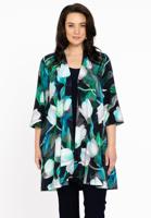 Yoek Vest TULIPS | Zwart | Maat 46/48