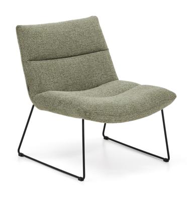 Kave Home Fauteuil 'Asen' Chenille, kleur Groen