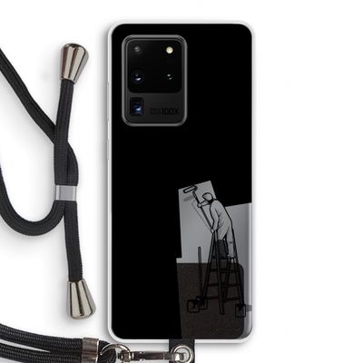 Musketon Painter: Samsung Galaxy S20 Ultra Transparant Hoesje met koord