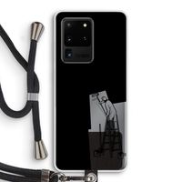 Musketon Painter: Samsung Galaxy S20 Ultra Transparant Hoesje met koord