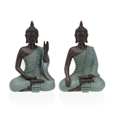 Decoratieve figuren Versa Boeddha 9 x 20 x 14 cm