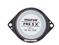Visaton FRS 5 X - 8 Ohm 2 inch 5 cm Breedband-luidspreker 5 W 8 Ω Zwart - thumbnail