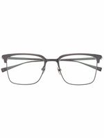 Masunaga lunettes de vue Waldorf à monture carrée - Noir