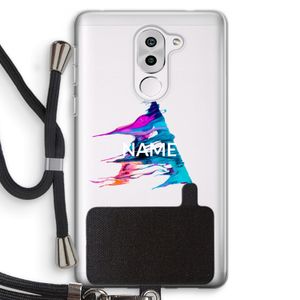 Abstract Spectrum: Honor 6X Transparant Hoesje met koord