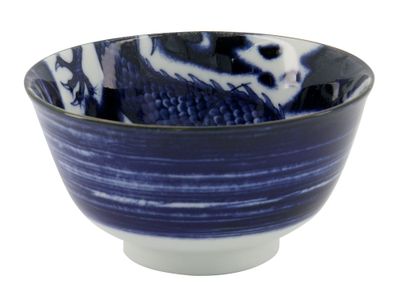 Japanse keramieken kom - Tokyo Design Studio - Japonism Dragon - 350ml - 12.7x6.8cm