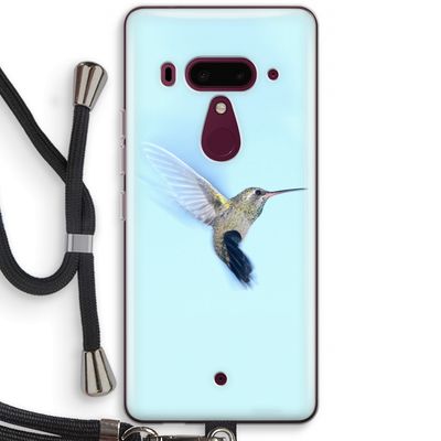 Kolibri: HTC U12+ Transparant Hoesje met koord