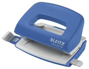 Leitz NeXXt Recycle Mini perforator, 10 blad, blauw