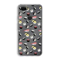 Sushi time: Google Pixel 3a Transparant Hoesje