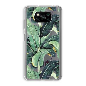 Bananenbladeren: Xiaomi Poco X3 NFC Transparant Hoesje