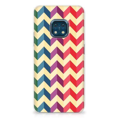 Nokia XR20 | TPU bumper | Zigzag Multi Color