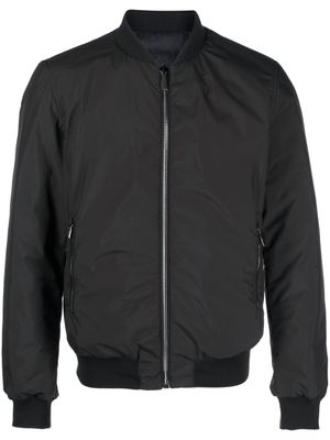 Moorer veste bomber à fermeture zippée - Noir