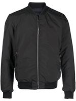 Moorer veste bomber à fermeture zippée - Noir