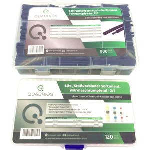 Quadrios 2107C406 Stootverbinder 0.25 mm² 6 mm² Volledig geïsoleerd Zwart, Transparant 920 stuk(s)