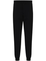 Alexander McQueen pantalon de jogging droit à bande logo - Noir - thumbnail