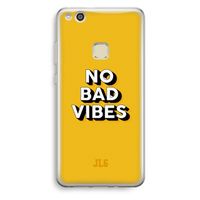No Bad Vibes: Huawei Ascend P10 Lite Transparant Hoesje