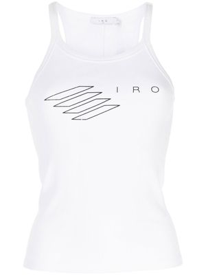IRO débardeur à logo imprimé - Blanc