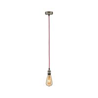 Paulmann Pendant hangende plafondverlichting Flexibele montage E27 Bruin, Rood - thumbnail